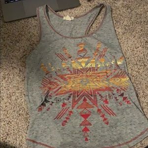 Colorful geometric tank top